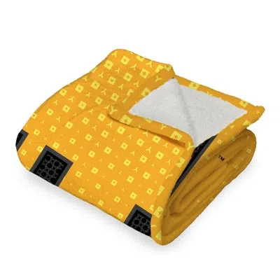 Northwest Mlb Pirates City Connect Silk Touch Sherpa Throw In Black;yellow