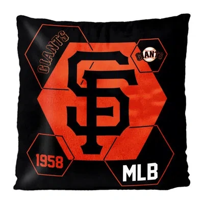 Northwest Mlb San Francisco Giants Connector Velvet Reverse Pillow, Baseball Fan Decor, 16 X 16 Inches