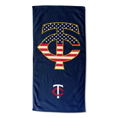Northwest Mlb Twins Celebrate Series Beach Towel In Multi