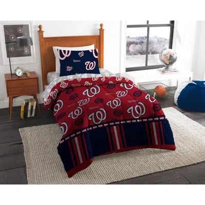 Northwest Mlb Washington Nationals Rotary Bed In A Bag Set