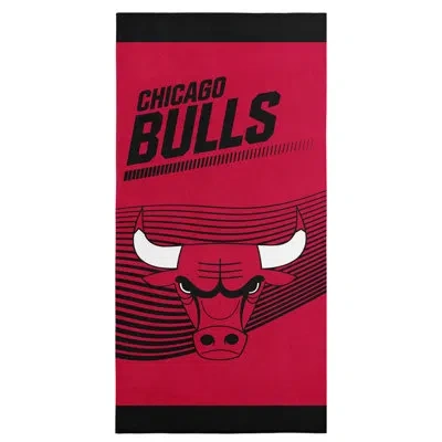 Northwest Nba Chicago Bulls 30" X 60" Beach Towel In Red