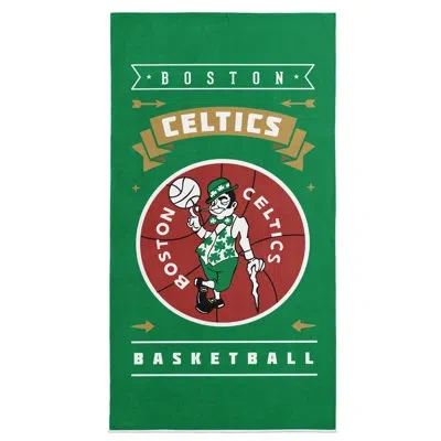 Northwest Nba Hardwood Classics Celtics Printed Beach Towel In Green