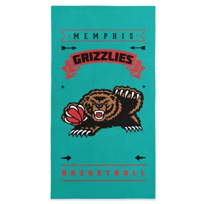 Northwest Nba Hardwood Classics Grizzlies Printed Beach Towel In Green