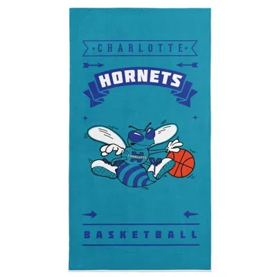 Northwest Nba Hardwood Classics Hornets Printed Beach Towel In Blue