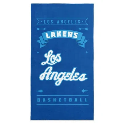 Northwest Nba Hardwood Classics Lakers Printed Beach Towel In Blue