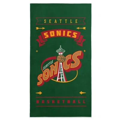 Northwest Nba Hardwood Classics Supersonics Printed Beach Towel