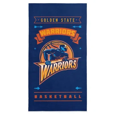 Northwest Nba Hardwood Classics Warriors Printed Beach Towel In Blue