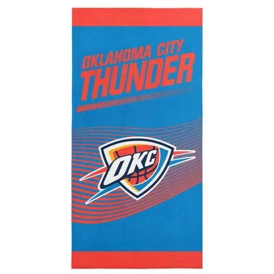 Northwest Nba Oklahoma City Thunder 30" X 60" Beach Towel In Blue