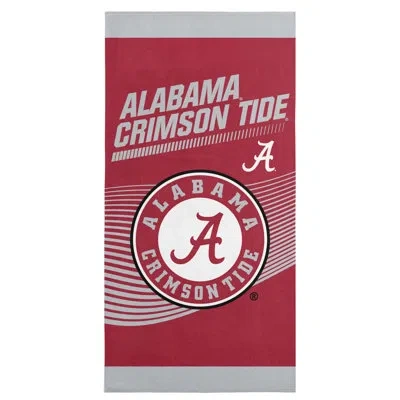 Northwest Ncaa Alabama Crimson Tide 30" X 60" Beach Towel In Red