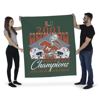 Northwest Ncaa Miami Pinnacle Printed Wall Hanging In Multi