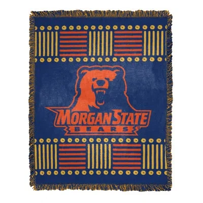 Northwest Ncaa Morgan State Homage Jacquard Throw Blanket, College Sports Decor, 46x60 Inches In Multi