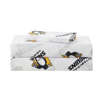 Northwest Nhl Bed Sheet Sets By Sweet Home Collection, Pittsburgh Penguins