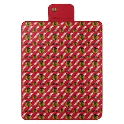 Northwest Nhl Blackhawks Hex Stripe Throw