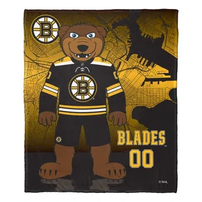Northwest Nhl Mascot Love Bruins Silk Touch Throw In Brown;yellow;multi