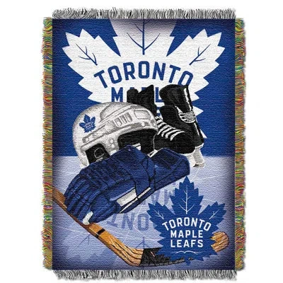 Northwest Nhl Toronto Maple Leafs Throw Blanket, Hockey Home Ice Advantage Decor, 48x60 Inches