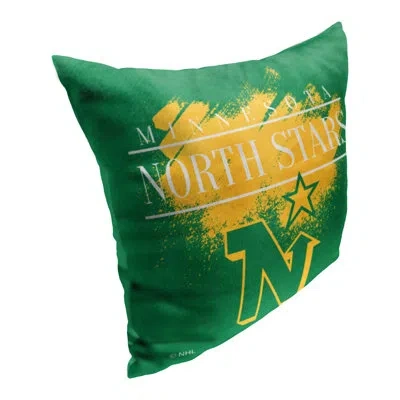 Northwest Nhl Vintage Burst North Stars Printed Throw Pillow In Multi