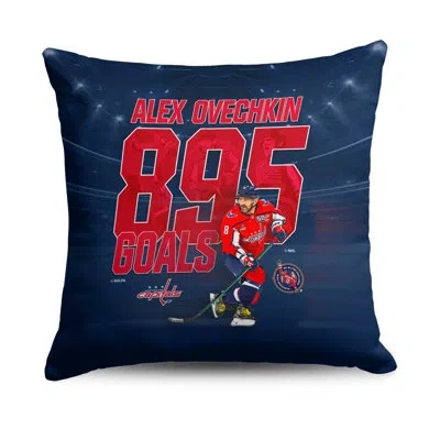 Northwest Nhl Washington Capitals Throw Pillow – 18 X 18 Inches – Hockey Fan Gift, Sports Memorabilia In Blue