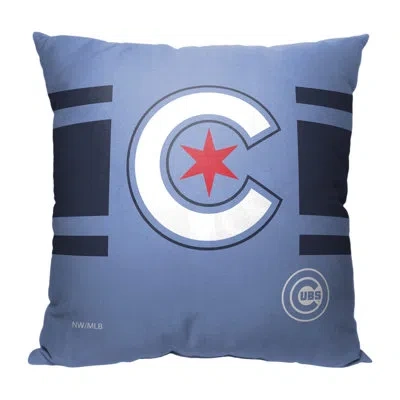 Northwest No Patern Indoor/outdoor Pillow Cover In Blue;multi;dark Blue