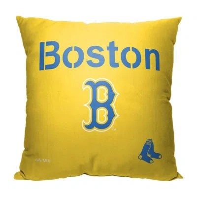Northwest No Patern Indoor/outdoor Pillow Cover In Blue;yellow;multi