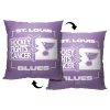Northwest No Patern Throw Pillow In White;purple;multi