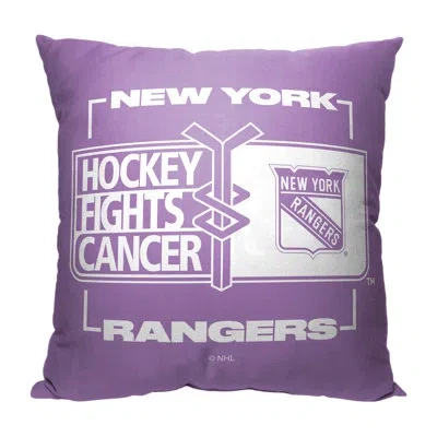 Northwest No Patern Throw Pillow In White;purple;multi