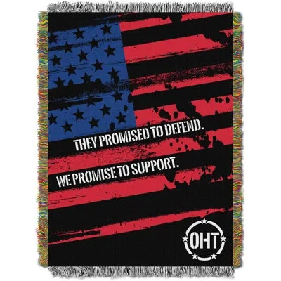 Northwest Operation Hat Trick Throw Blanket, Full Color Pride Holiday Decor, 48x60 Inches In Blue;white;red