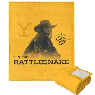 Northwest Paramount Yellowstone Rattlesnake Silk Touch Sherpa Throw