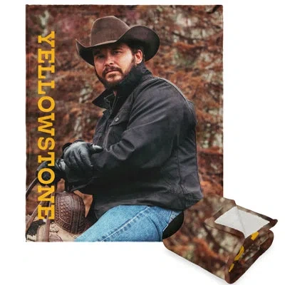 Northwest Paramount Yellowstone Rip Dutton Ranch Silk Touch Sherpa Throw