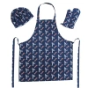 Northwest Patterned Apron Sets In Blue