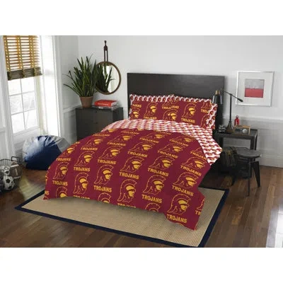 Northwest Percale Comforter Set In Red
