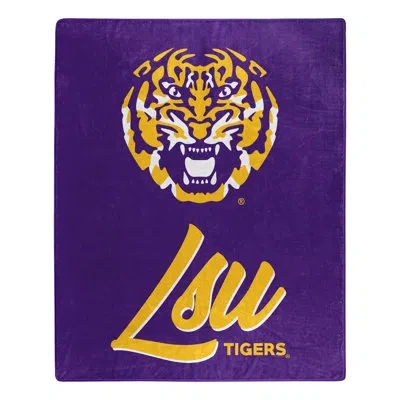Northwest Plain Weave / Muslin Throw Blanket In Purple;yellow