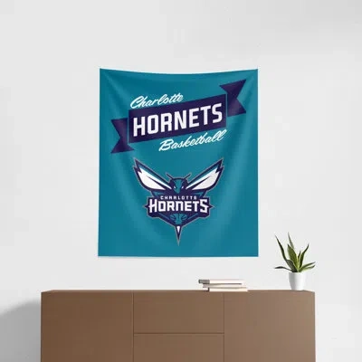 Northwest Polyester Nba Premium Hornets Printed Wall Hanging In Multi-colored
