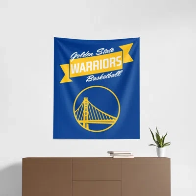 Northwest Polyester Nba Premium Warriors Printed Wall Hanging In Multi-colored