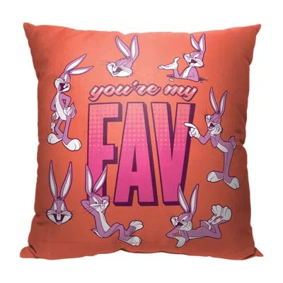 Northwest Polyester Throw Square Pillow Cover In Orange