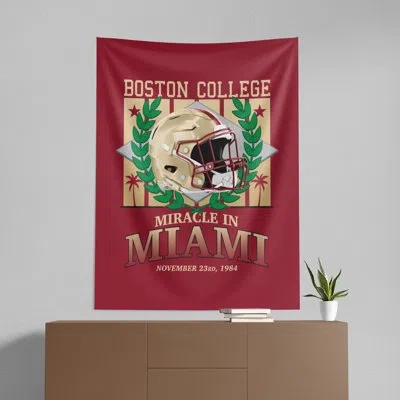 Northwest Polyester Wall Hanging In Burgundy