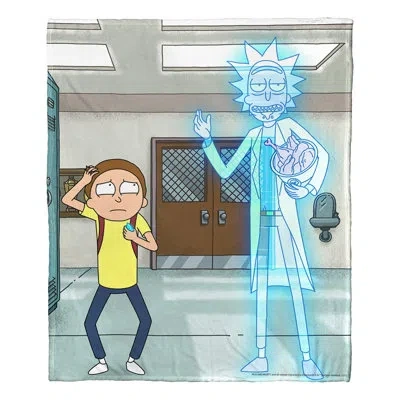 Northwest Rick And Morty Holographic Chicken Throw In Multi