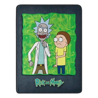 Northwest Rick And Morty Rick Investigates Micro Raschel Throw