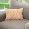 Northwest Square Throw Pillow In Nude
