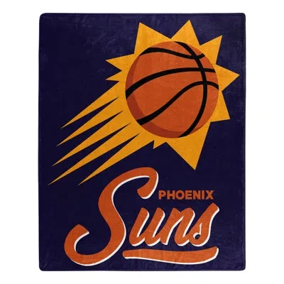 Northwest Suns Signature Raschel Throw In Black;yellow