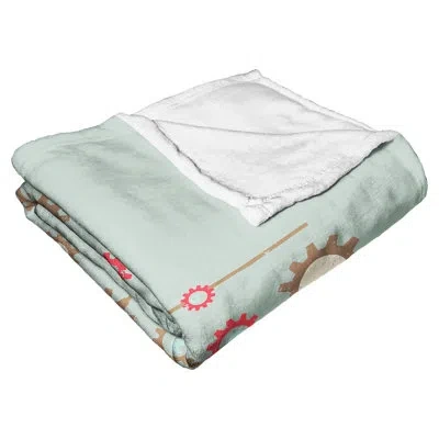 Northwest The Jetsons Love Machine Rosey Silk Touch Throw In White