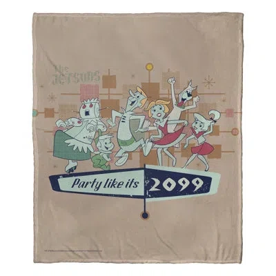 Northwest The Jetsons Party Like It's 2099 Silk Touch Throw In White