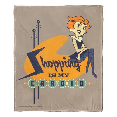 Northwest The Jetsons Shopping Workout Silk Touch Throw In White