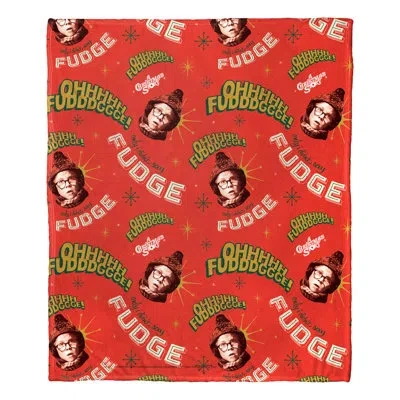 Northwest Throw Blanket In Black;red