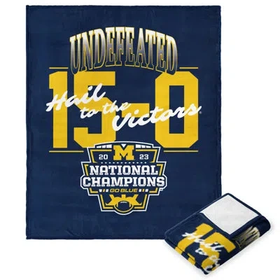 Northwest Throw Blanket In Blue;yellow