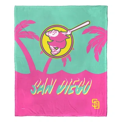 Northwest Throw Blanket In Green;pink