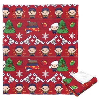 Northwest Throw Blanket In Green;red