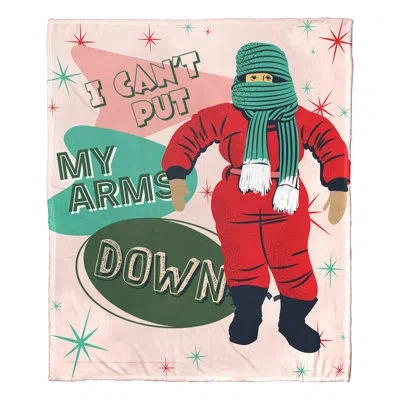 Northwest Warner Bros. A Christmas Story Can't Put My Arms Down Silk Touch Throw Blanket, Humorous Movie Decor In Multi