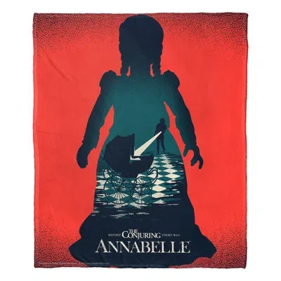 Northwest Warner Bros. Annabelle 2 Poster Silk Touch Throw Blanket, Horror Fan Gift, 50x60 Inches In Multi;multi