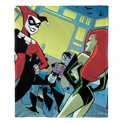 Northwest Warner Bros. Batman Silk Touch Throw Blanket, Dc Comic Character Throw, 50x60 Inches In Multi