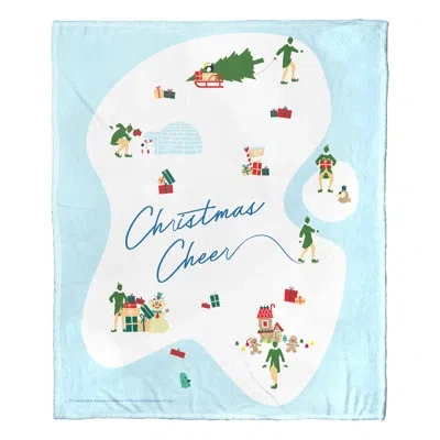 Northwest Warner Bros. Elf Christmas Cheer Silk Touch Throw Blanket, Jolly Holiday Blanket, 50x60 Inches In Multi
